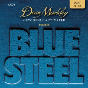 CUERDAS GTR. ACÚSTICA METAL BLUE STEEL DEAN MARKLEY LIGHT 11-52