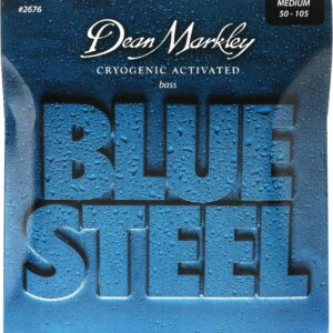 Cuerdas Bajo Electrico Blue Steel Dean Markley Medium 50-105
