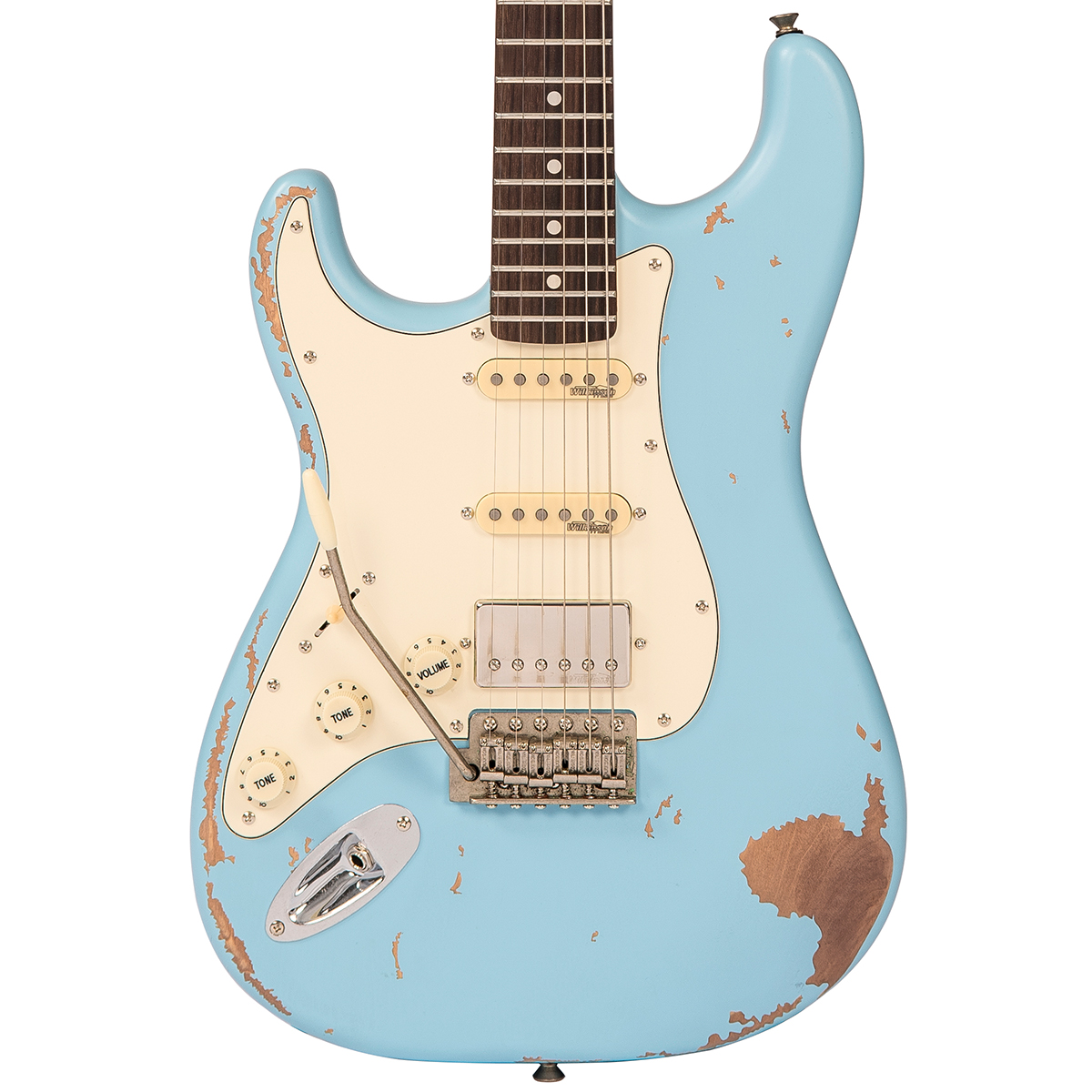 Vintage V6 Proshop USA Guitarra Electrica – Laguna Blue