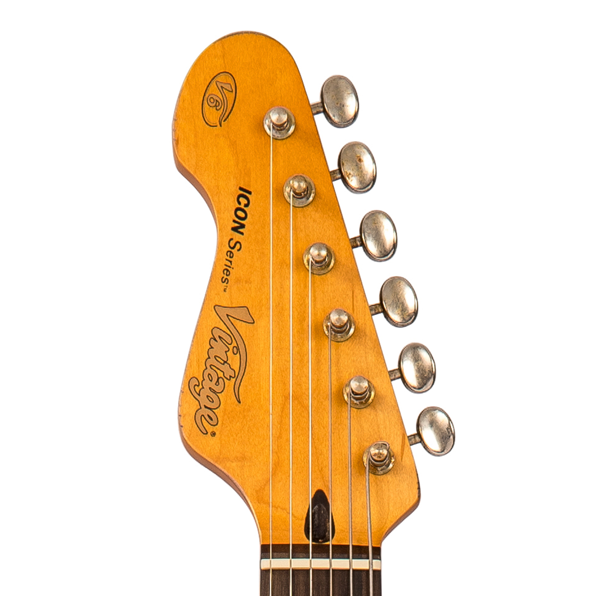Vintage V6 Proshop USA Guitarra Electrica – Laguna Blue - Imagen 7