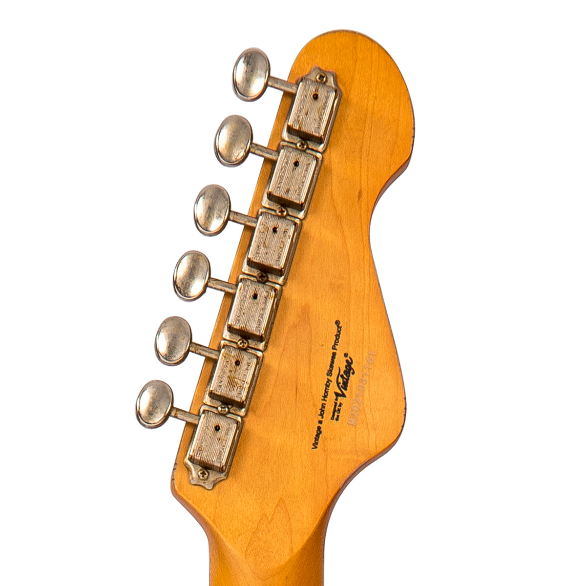 Vintage V6 Proshop USA Guitarra Electrica – Laguna Blue - Imagen 8