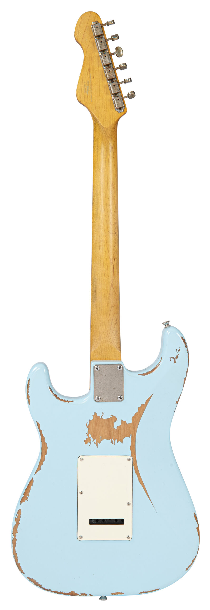 Vintage V6 Proshop USA Guitarra Electrica – Laguna Blue - Imagen 9