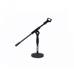 Hebikuo M-210A Soporte de micrófono flexible de mesa con base redonda